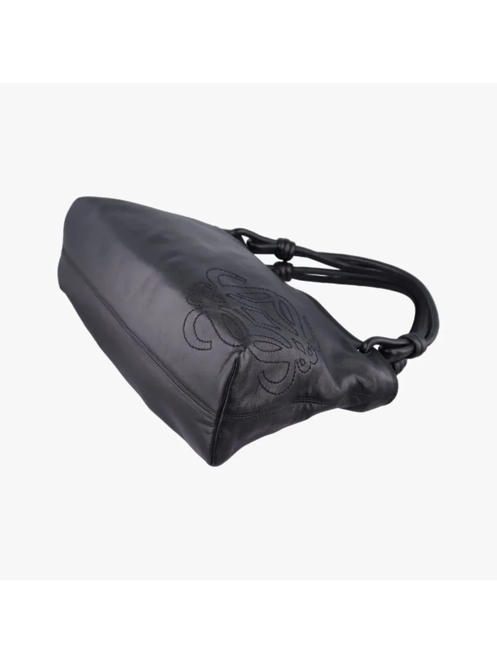Loewe Anagram Knot Black Nappa Leather Handbag